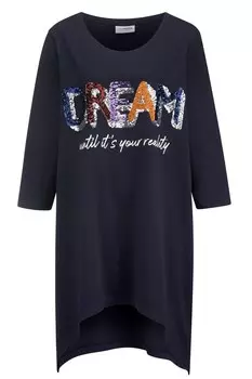 Топ MIAMODA Shirt, морской синий