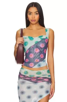 Топ Miaou Luna, цвет Polka Dot Patchwork