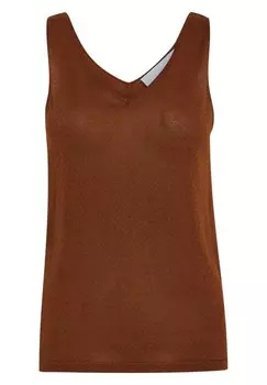 Топ MICARLI KNIT TOP Minus, цвет Desert Sand Lurex