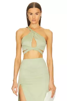 Топ Michael Costello x REVOLVE Morena, цвет Sage