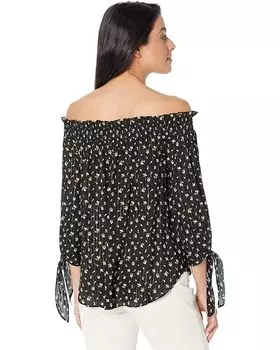 Топ Michael Kors Off Shoulder Top, хаки