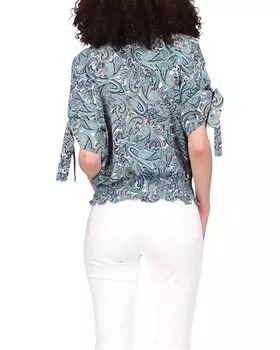 Топ Michael Kors Paisley Kimono Top, цвет Midnight Blue