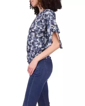 Топ Michael Kors Palm Kimono Top, цвет Chambray