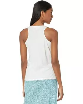 Топ Michael Kors Petite Three-Ring Tank Top, белый