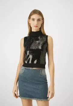 Топ MICHAEL Michael Kors, черный
