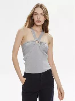 Топ Michael Michael Kors, серебряный