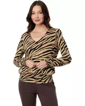 Топ MICHAEL Michael Kors Tiger Smock, хаки