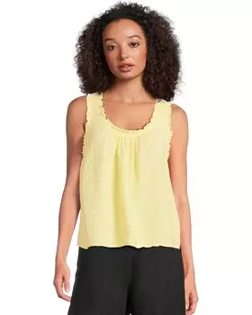 Топ Michael Stars Devon Scoop Neck Tank, цвет Lemonade