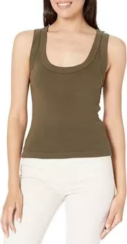Топ Michael Stars Elodie Cropped Scoop Neck Tank, цвет Dolma