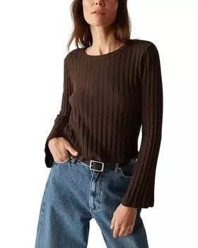 Топ Michael Stars Valerie Bell Sleeve Top, цвет Java