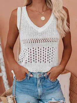 Топ Milan Kiss Strick, белый