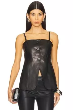 Топ Milana Lamarque, black