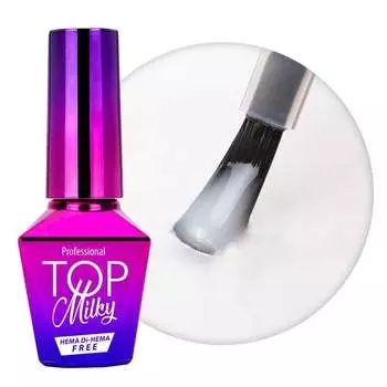 Top Milky MollyLac Белый молочный, не требует вытирания и смывания, без HEMA/Di-HEMA 10 г