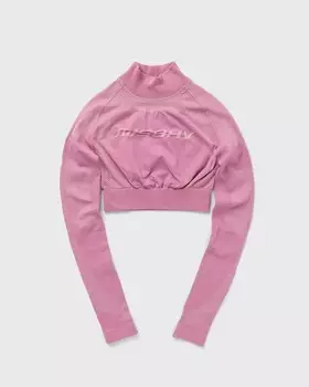Топ Misbhv Sport Cropped Longsleeve Bubblegum, цвет bubblegum