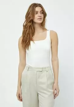 Топ MISELVIA SQUARE NECK SLEEVELESS TOP Minus, цвет cloud dancer