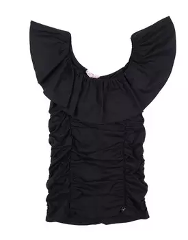 Топ Miss Blumarine, черный