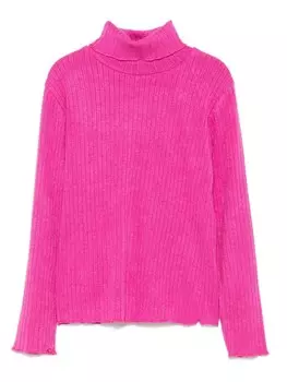 Топ Miss Grant Kids из трикотажного ребра, розовый