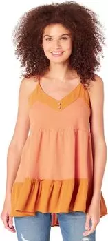 Топ Miss Me Ruffle Babydoll Cami, цвет Dark Orange