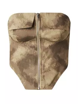 Топ Misspap, цвет Khaki/Olive