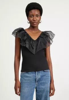 Топ MIST FRILL Gestuz, черный