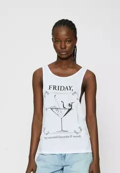 Топ Mister Tee, белый