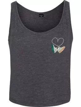 Топ Mister Tee, цвет charcoal