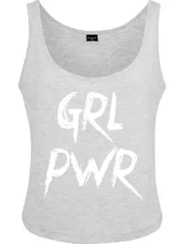 Топ Mister Tee, цвет heather grey