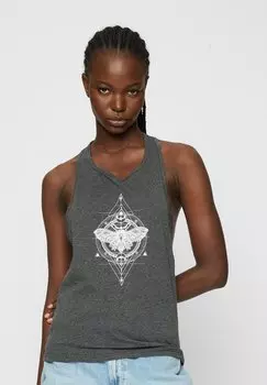 Топ Mister Tee, темно-серый