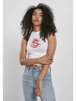Топ Mister Tee Top, белый