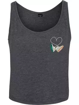 Топ Mister Tee Top, серый