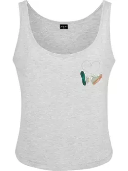 Топ Mister Tee Top, серый