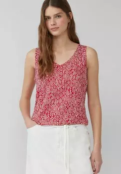 Топ MIT CUT-OUT UND SCHLEIFE s.Oliver, красный