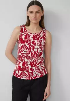 Топ MIT DEKORATIVEM CUT-OUT s.Oliver, темно-красный