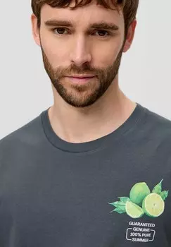 Топ MIT FRONT s.Oliver, серый