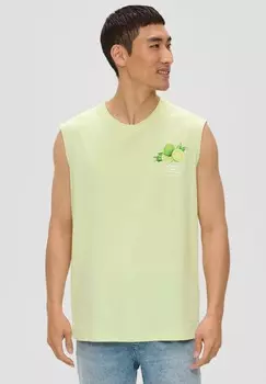 Топ MIT FRONT s.Oliver, светло-зеленый