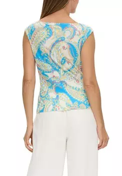 Топ MIT KNOTENDETAIL s.Oliver BLACK LABEL, кремовый