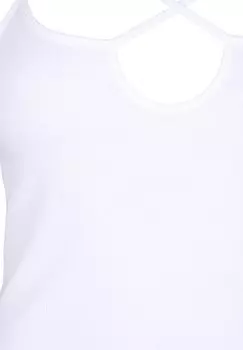 Топ Mit Kreuzdetail Zizzi, белый