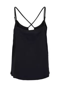 Топ Mit Kreuzdetail Zizzi, черный