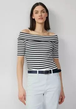 Топ MIT OFF-SHOULDER-AUSSCHNITT s.Oliver, кремовый