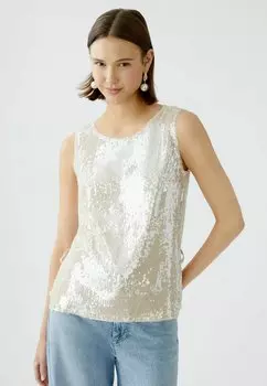 Топ MIT PAILLETTEN Oui, бежевый