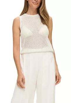 Топ MIT PAILLETTEN s.Oliver BLACK LABEL, молочный