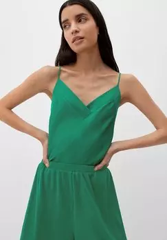 Топ MIT PLISSEEFALTEN s.Oliver, цвет smaragd