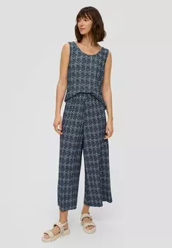 Топ MIT PLISSEEFALTEN s.Oliver, синий