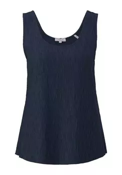 Топ MIT PLISSEEFALTEN s.Oliver, темно-синий