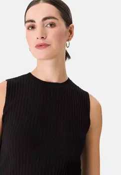 Топ MIT RUNDHALSAUSSCHNITT zero, черный