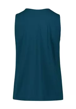 Топ MIT RUNDHALSAUSSCHNITT zero, синий