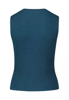 Топ MIT RUNDHALSAUSSCHNITT zero, зеленый