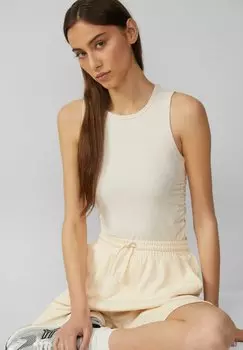 Топ MIT SEITLICHER RAFFUNG VANESSA MAI QS, кремовый