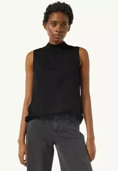 Топ MIT STEHKRAGEN comma, черный