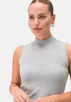 Топ MIT STEHKRAGEN zero, серый
